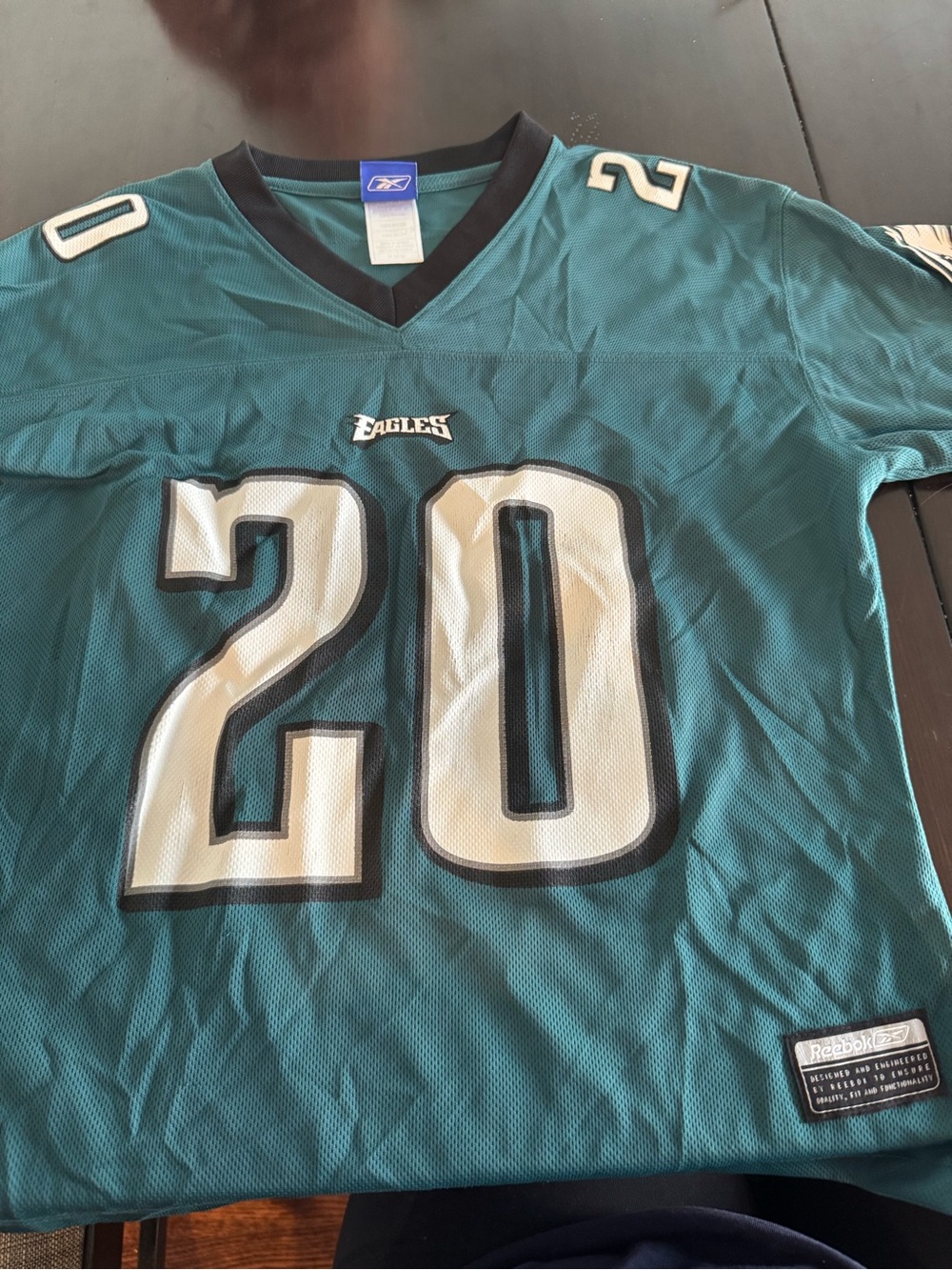 Reebok Philadelphia Eagles Dawkins #20 Teal Football Jersey